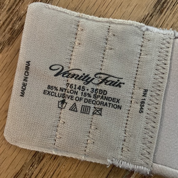 Vanity Fair Beauty Back Smoother Underwire Full Figure Bra, 36DD ~ Style 16345 - Picture 9 of 9